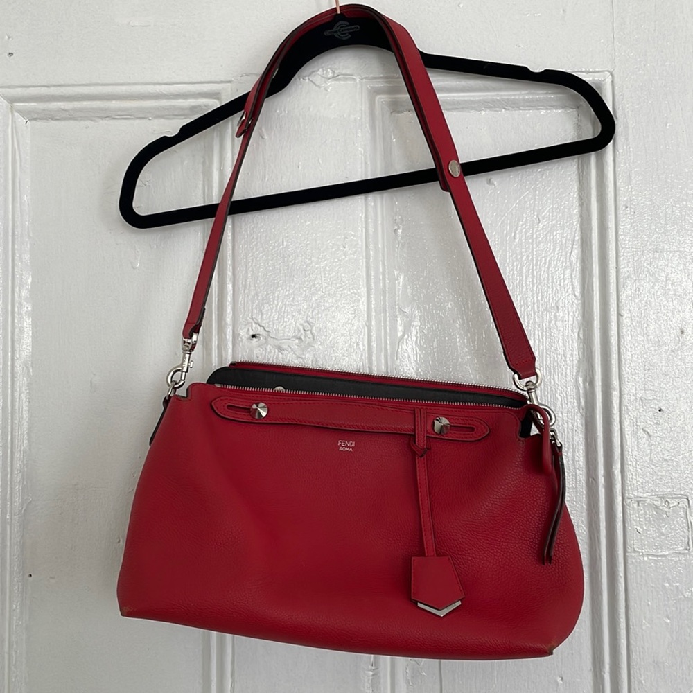Cherry red fendi bag